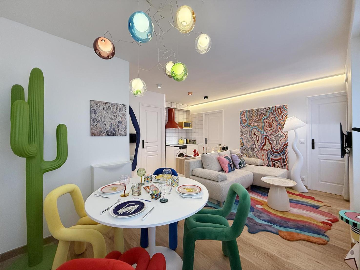 Appartement Pop Art & Vibrant Parisian Flat
